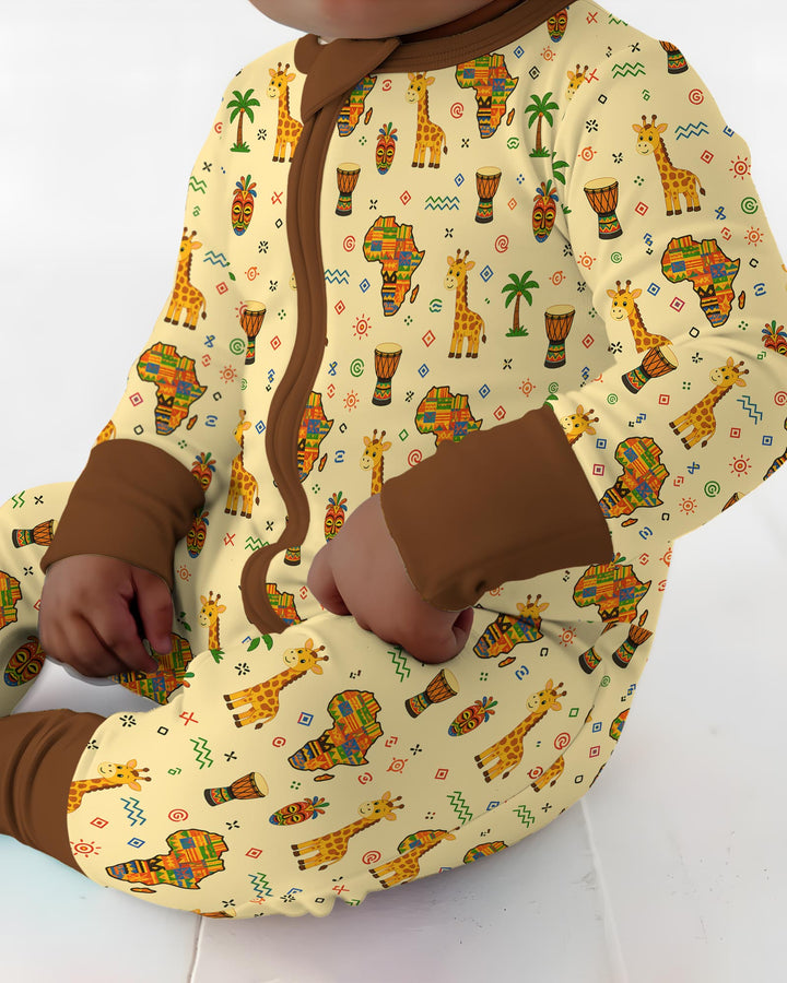 Gerippte Babykleidung mit individuellem Foto - Weich &amp; Skizzenhaft
