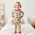Mexican Christmas Feliz Navidad Bamboo Two Piece Long Sleeve Pajama Set