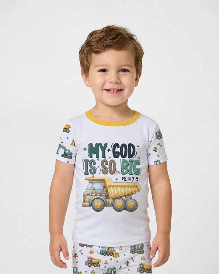 Zweiteiliges, kurzärmliges Pyjama-Set mit Marienkäfern
