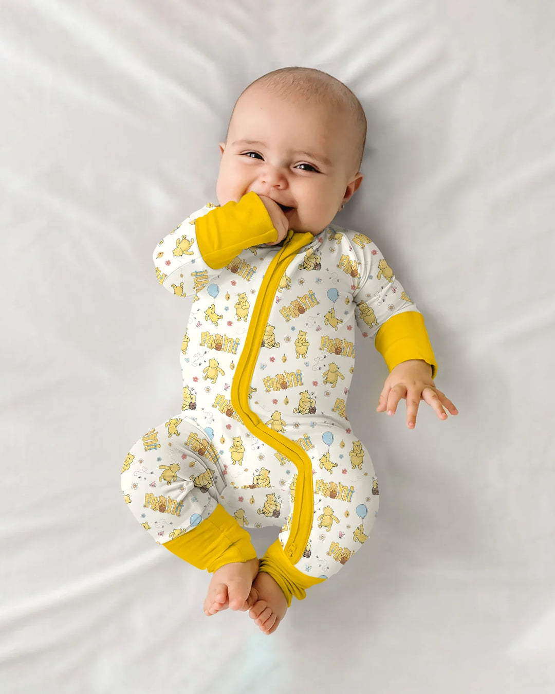 Gerippte Babykleidung mit individuellem Foto - Weich &amp; Skizzenhaft