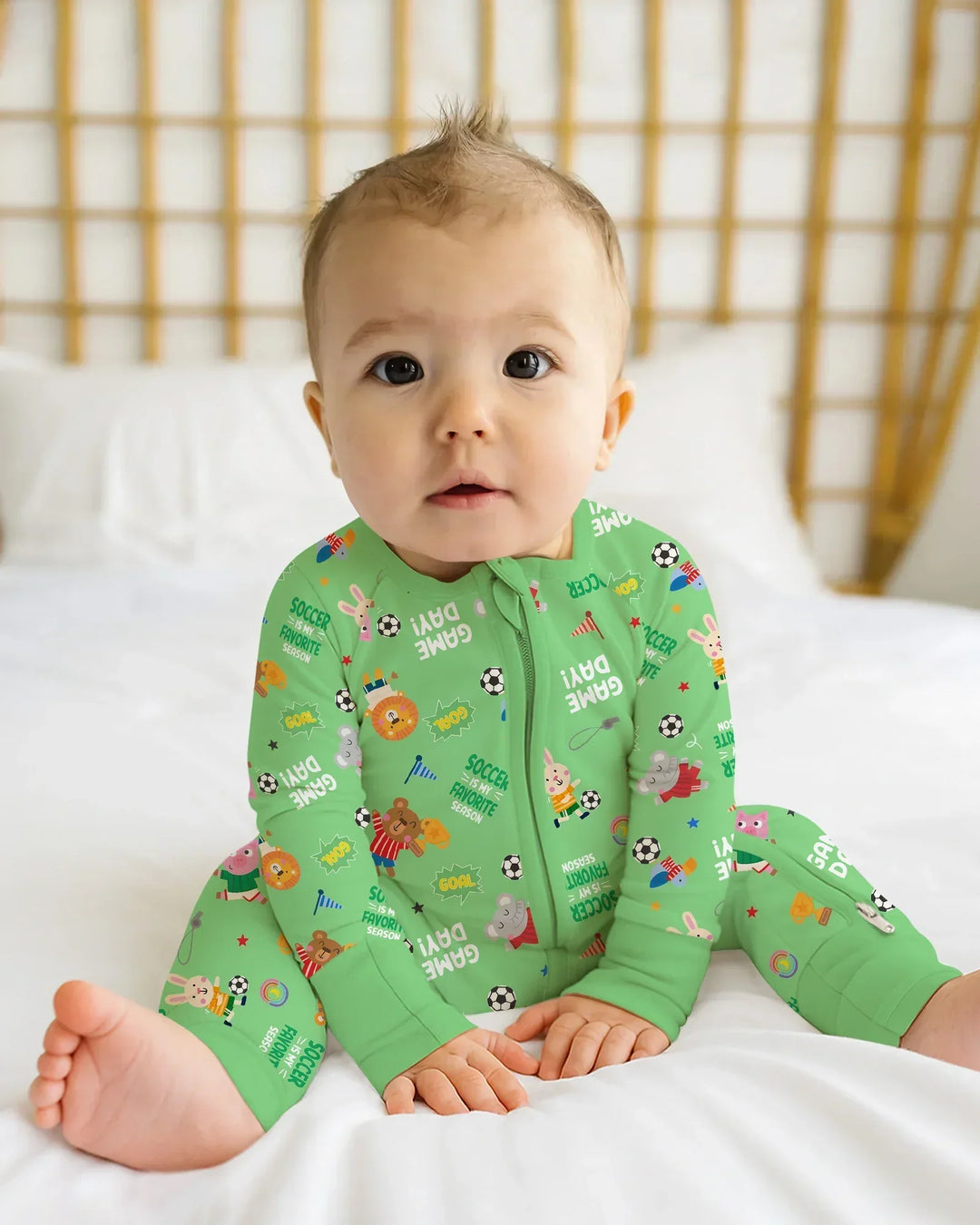 Gerippte Babykleidung mit individuellem Foto - Weich &amp; Skizzenhaft