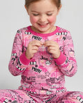 Pink Faith & Grace Bamboo Two Piece Long Sleeve Pajama Set