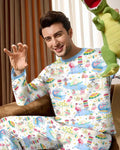 Flamingo Beach Family Matching Men's Pajama Set