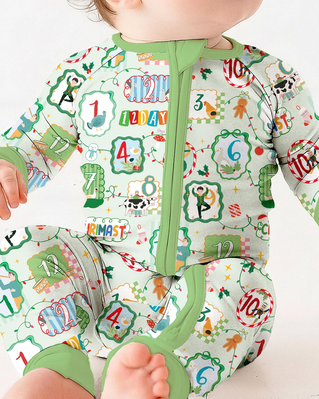 12 Christmas Prayers Bamboo Convertible Zippy