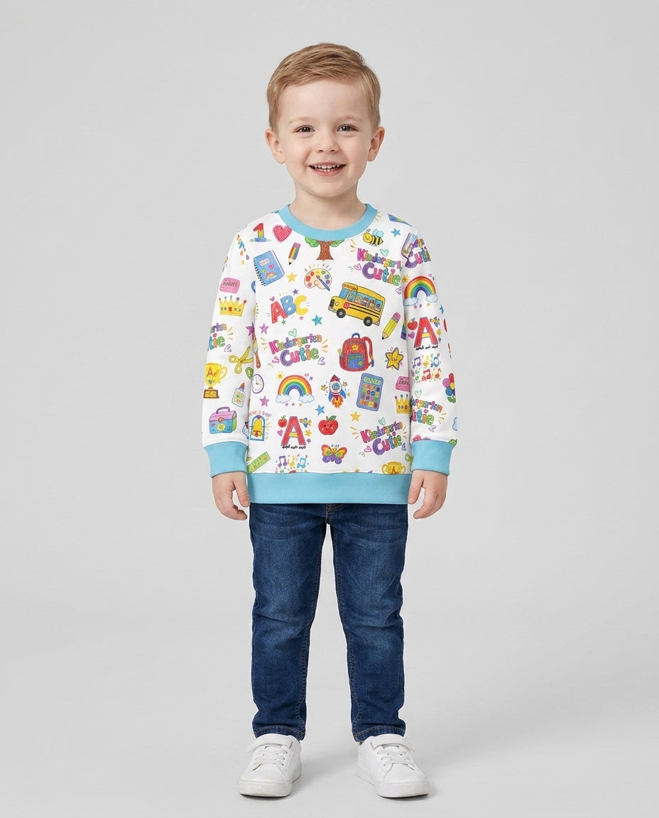Ramadan Mubarak Bambus Rundhals-Sweatshirt