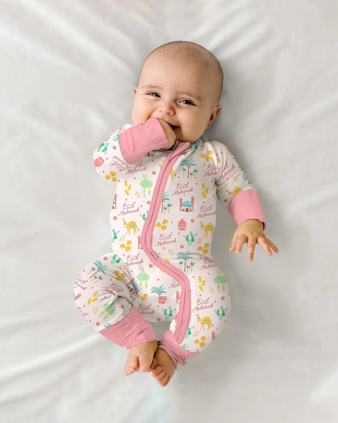 Gerippte Babykleidung mit individuellem Foto - Weich &amp; Skizzenhaft