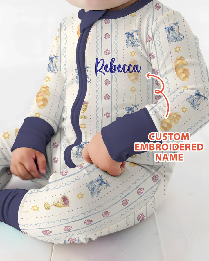 Gerippte Babykleidung mit individuellem Foto - Weich &amp; Skizzenhaft