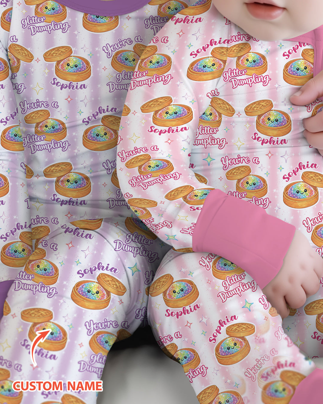 Gerippte Babykleidung mit individuellem Foto - Weich &amp; Skizzenhaft