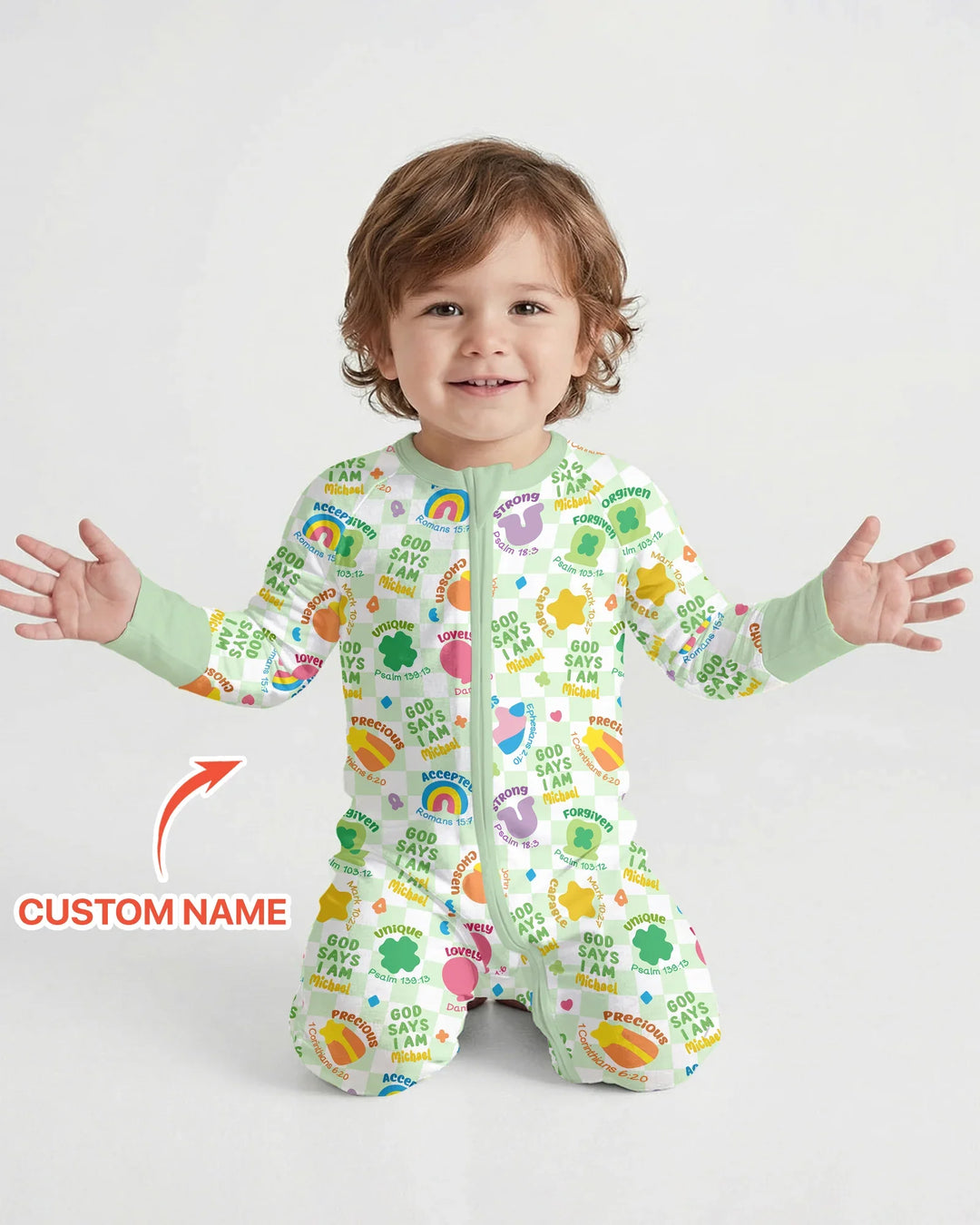 Gerippte Babykleidung mit individuellem Foto - Weich &amp; Skizzenhaft
