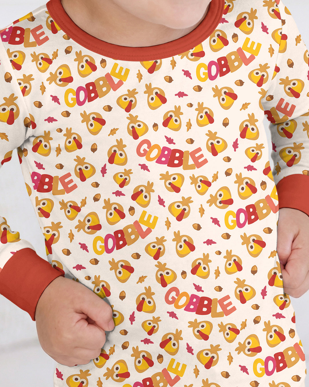 Gobble Gobble Bamboo Two Piece Long Sleeve Pajama Set