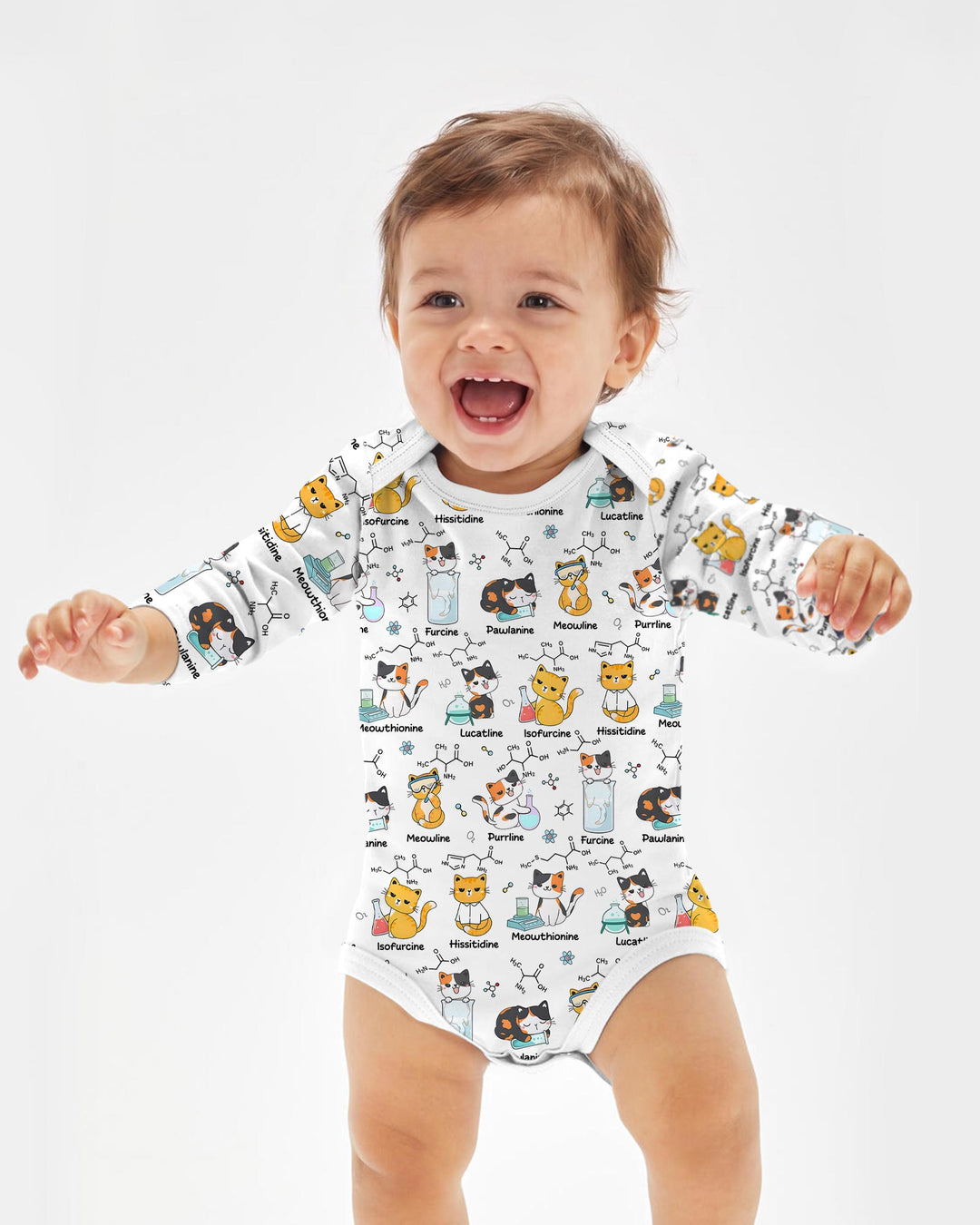 Gerippte Babykleidung mit individuellem Foto - Weich &amp; Skizzenhaft