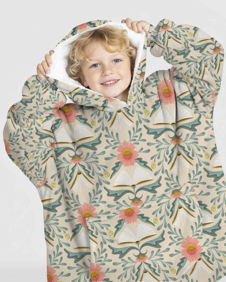 Blooming Stories Bamboo Blanket Hoodie