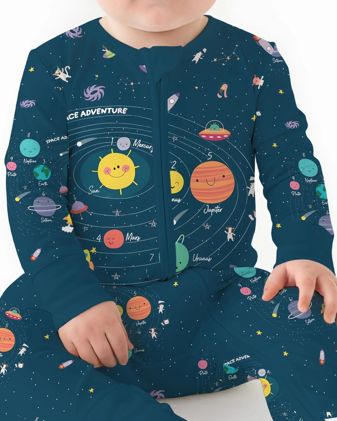 Gerippte Babykleidung mit individuellem Foto - Weich &amp; Skizzenhaft