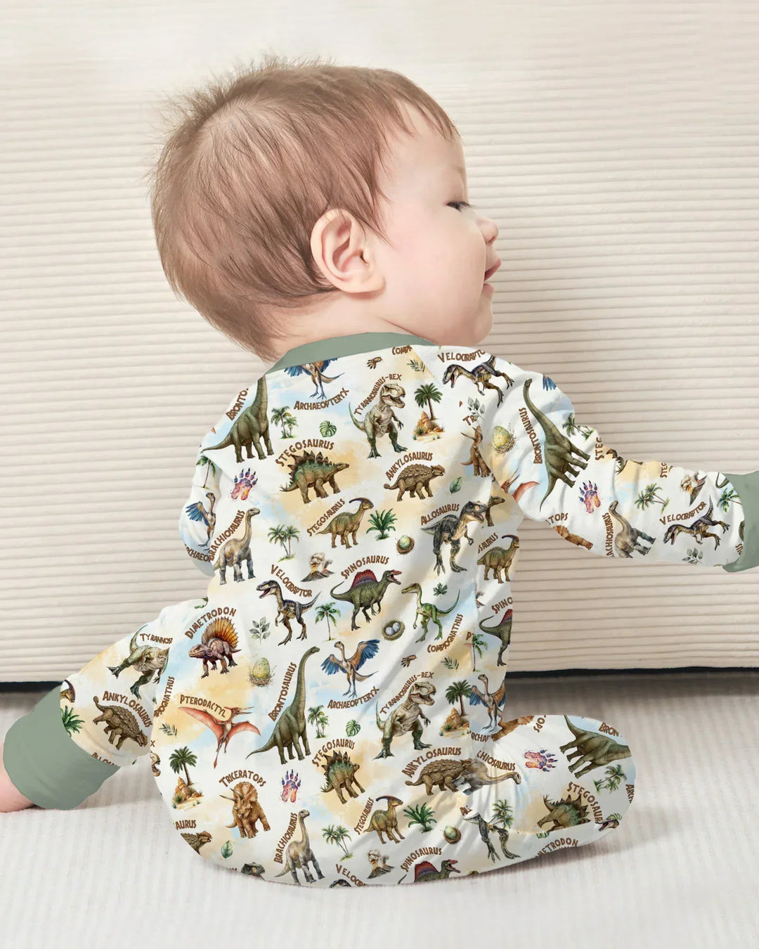 Gerippte Babykleidung mit individuellem Foto - Weich &amp; Skizzenhaft