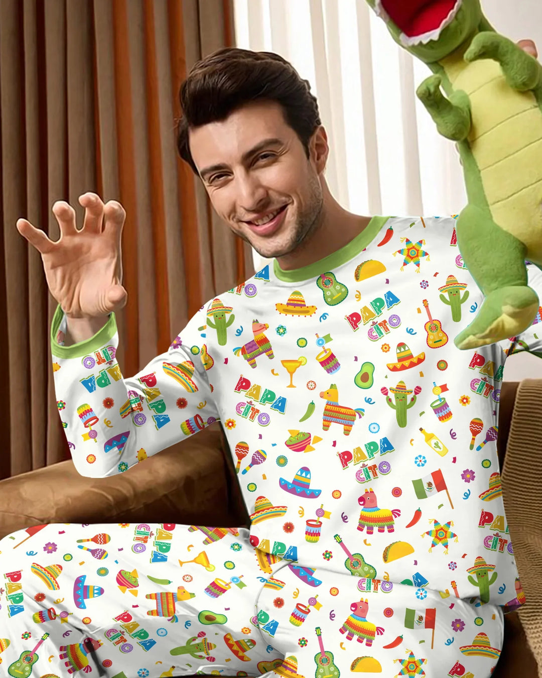 Cinco de Mayo Family Matching Bamboo Men's Pajama Set