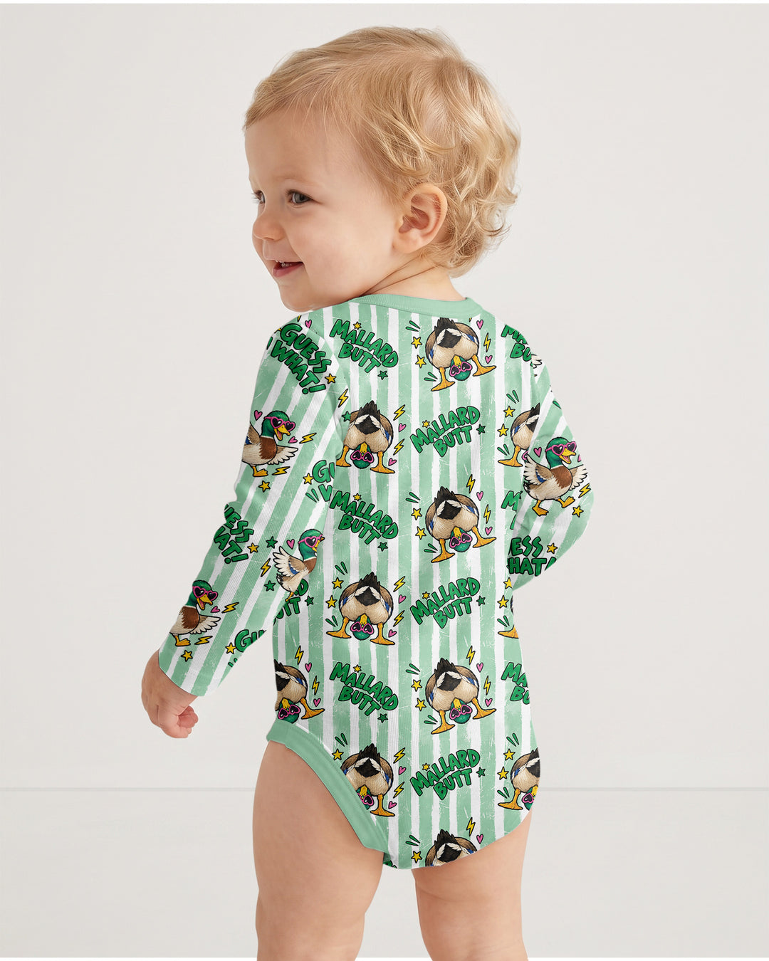 Guess What Mallard Butt Bamboo Bodysuit