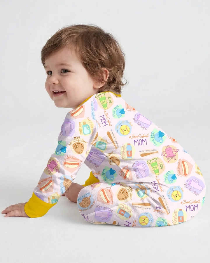 Gerippte Babykleidung mit individuellem Foto - Weich &amp; Skizzenhaft
