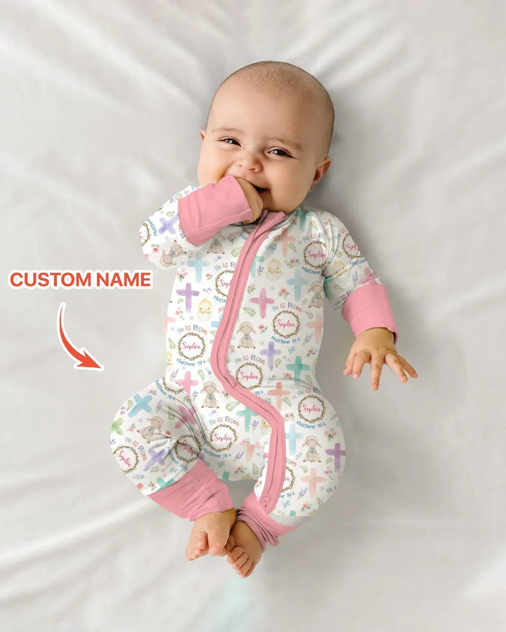 Gerippte Babykleidung mit individuellem Foto - Weich &amp; Skizzenhaft