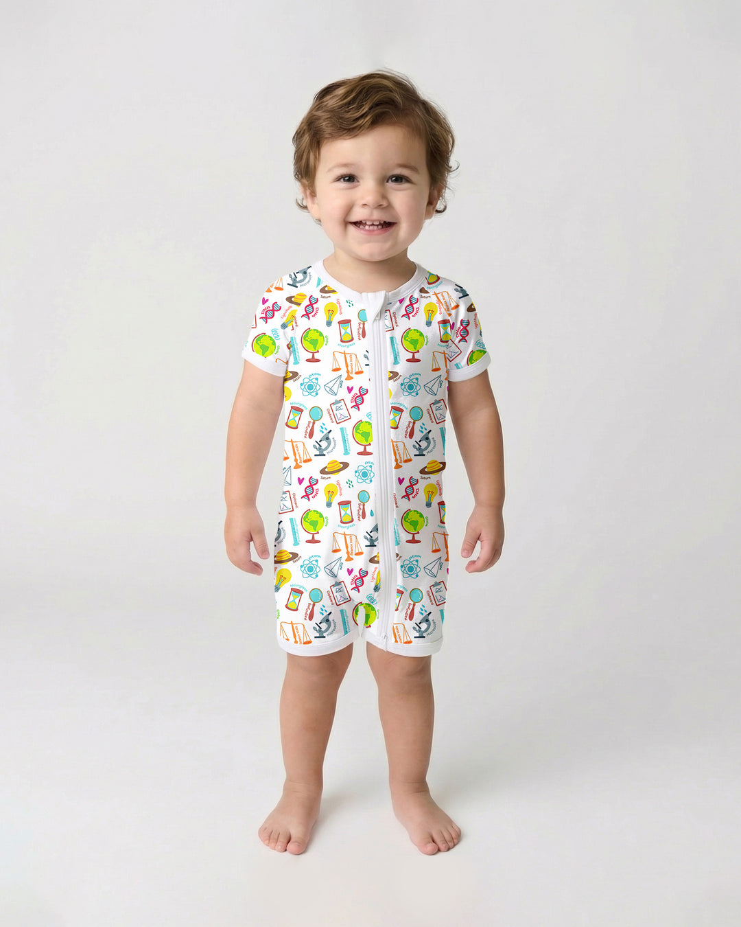 Tiny Scientist Explores The World Bamboo Shorty Zippy