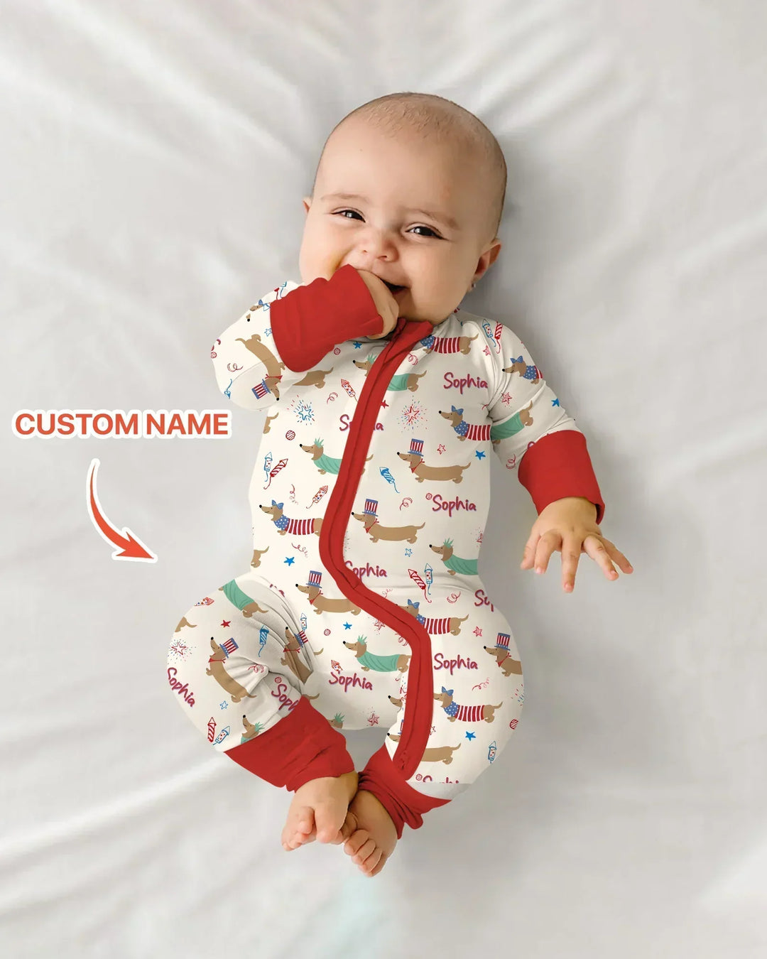 Gerippte Babykleidung mit individuellem Foto - Weich &amp; Skizzenhaft