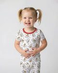 Zweiteiliges, kurzärmliges Pyjama-Set mit Marienkäfern