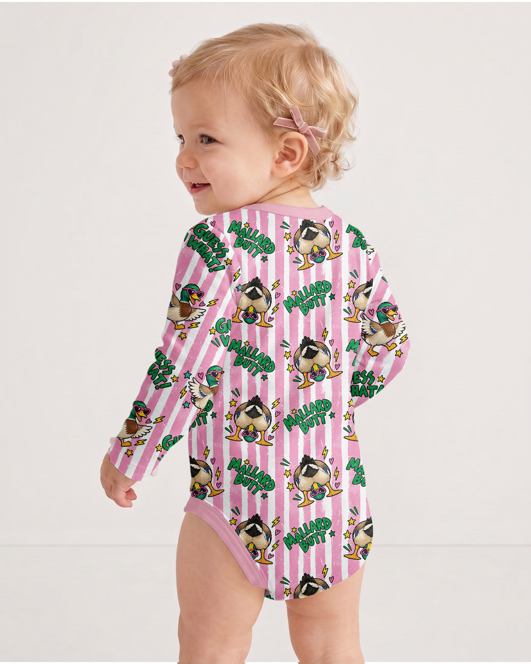 Guess What Mallard Butt Bamboo Bodysuit