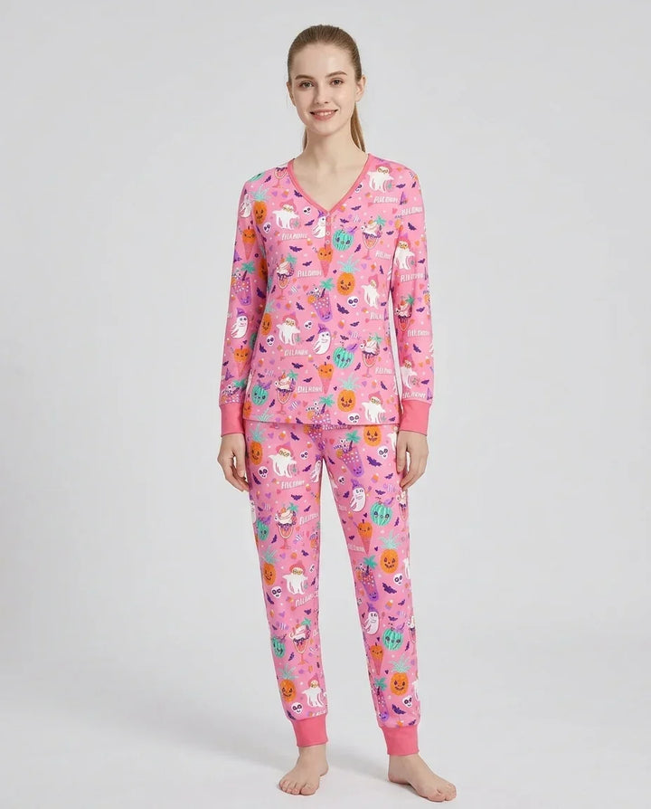 Vorlage Bambus Damen Pyjama Set