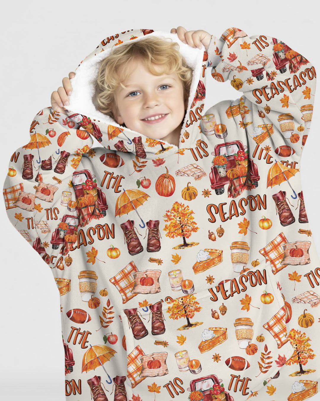Benutzerdefinierter Bambus-Deckenhoodie (Vorlage)