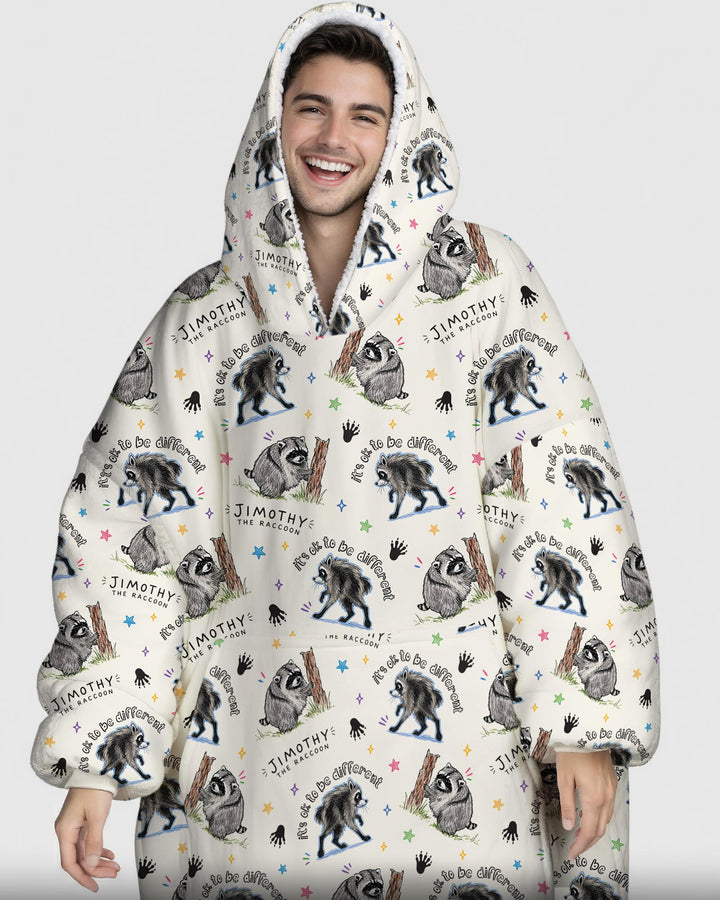 It's Okay to be Jimothy Bamboo Blanket Hoodie