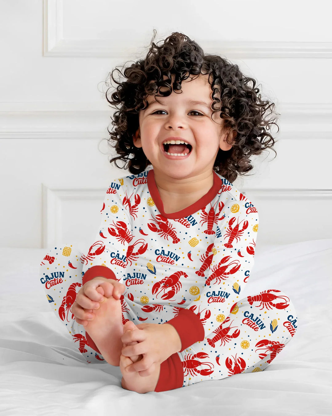Cajun Cutie Bamboo Two Piece Long Sleeve Pajama Set