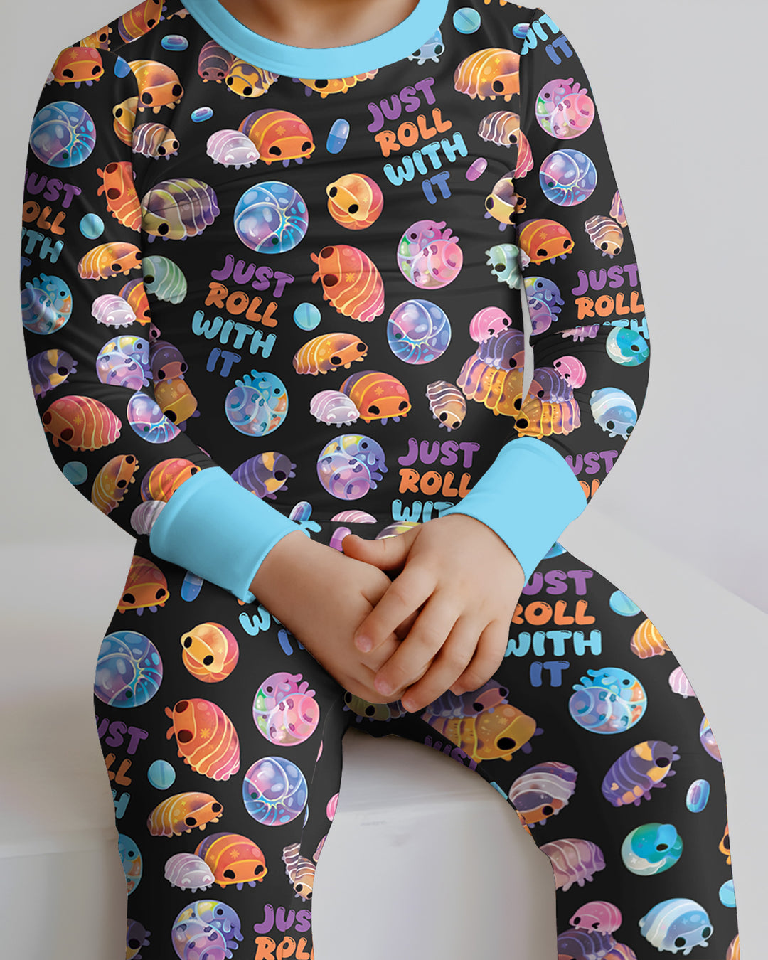 Just Roll With It Bamboo Two Piece Long Sleeve Pajama Set