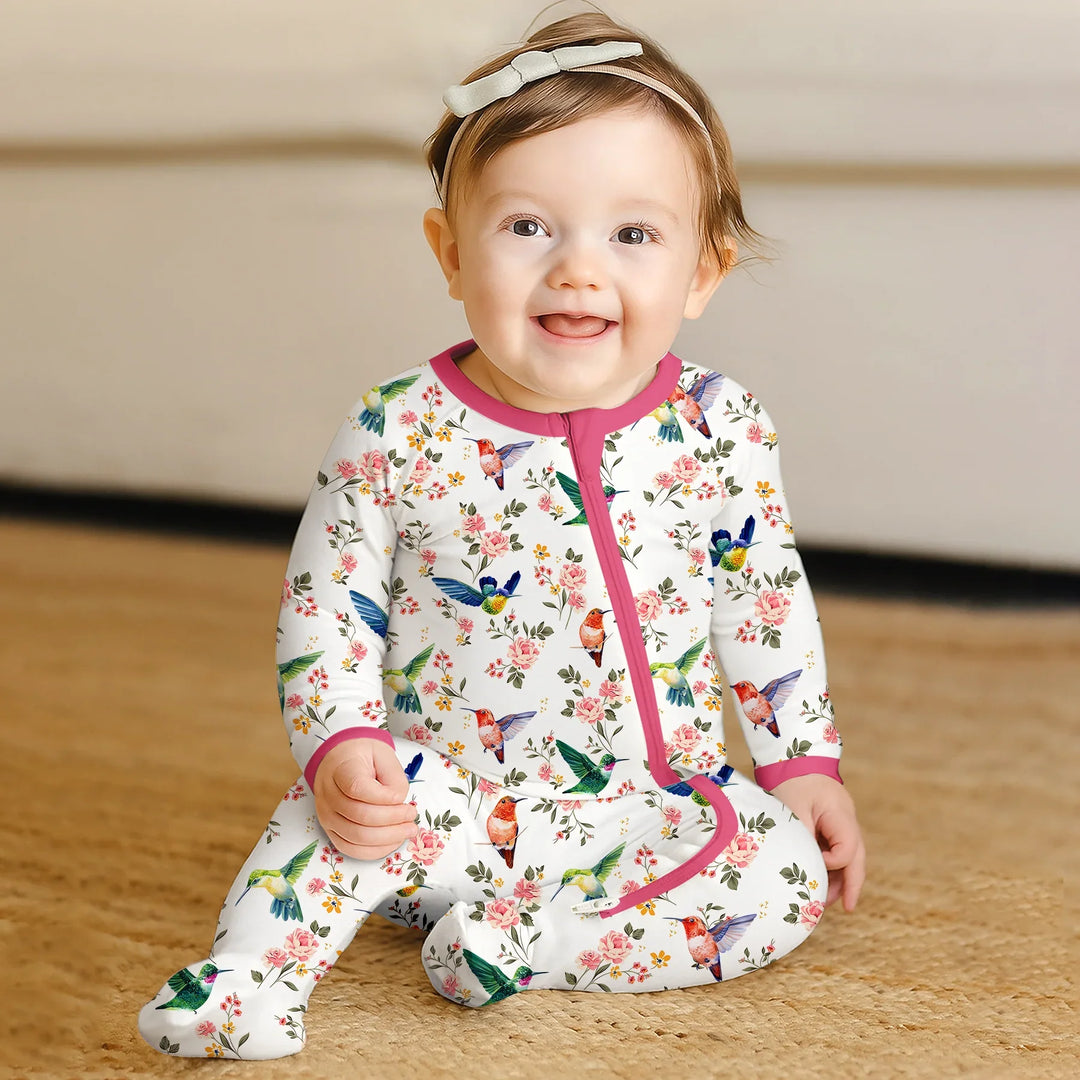 Gerippte Babykleidung mit individuellem Foto - Weich &amp; Skizzenhaft