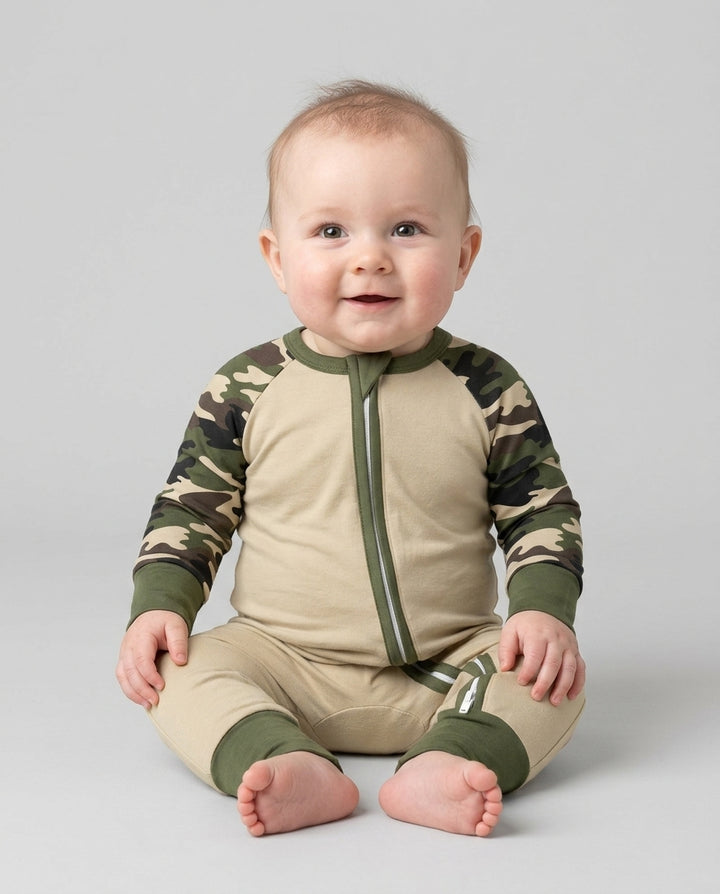 Gerippte Babykleidung mit individuellem Foto - Weich &amp; Skizzenhaft