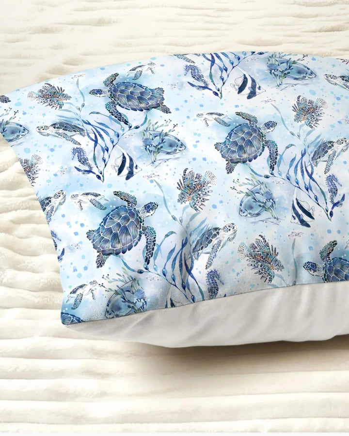 Little Turtles Family Matching Bamboo Pillow Case