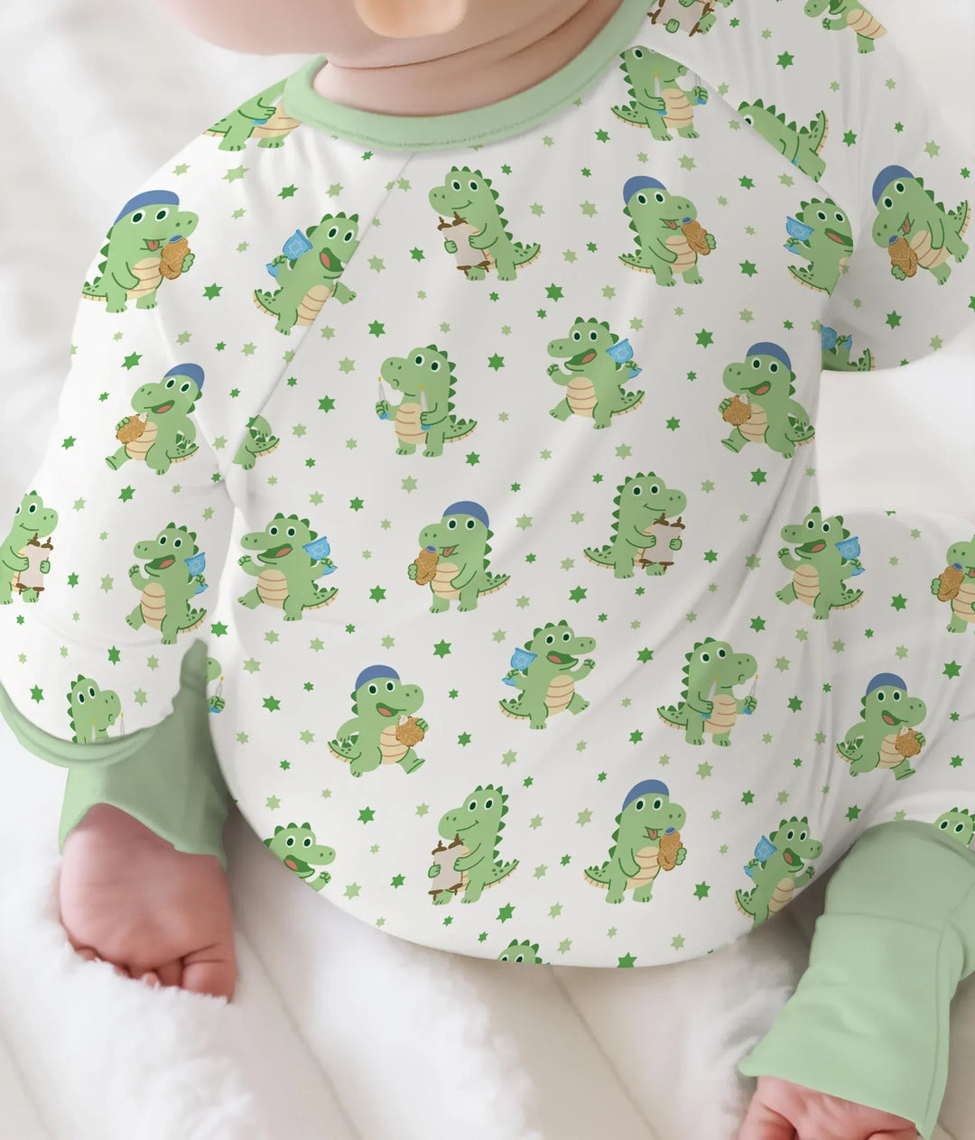 Gerippte Babykleidung mit individuellem Foto - Weich &amp; Skizzenhaft