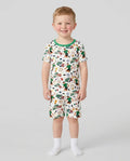 Schlafanzug-Set zweiteilig, kurze Ärmel, kurze Hose, Bambus