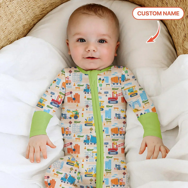 Gerippte Babykleidung mit individuellem Foto - Weich &amp; Skizzenhaft