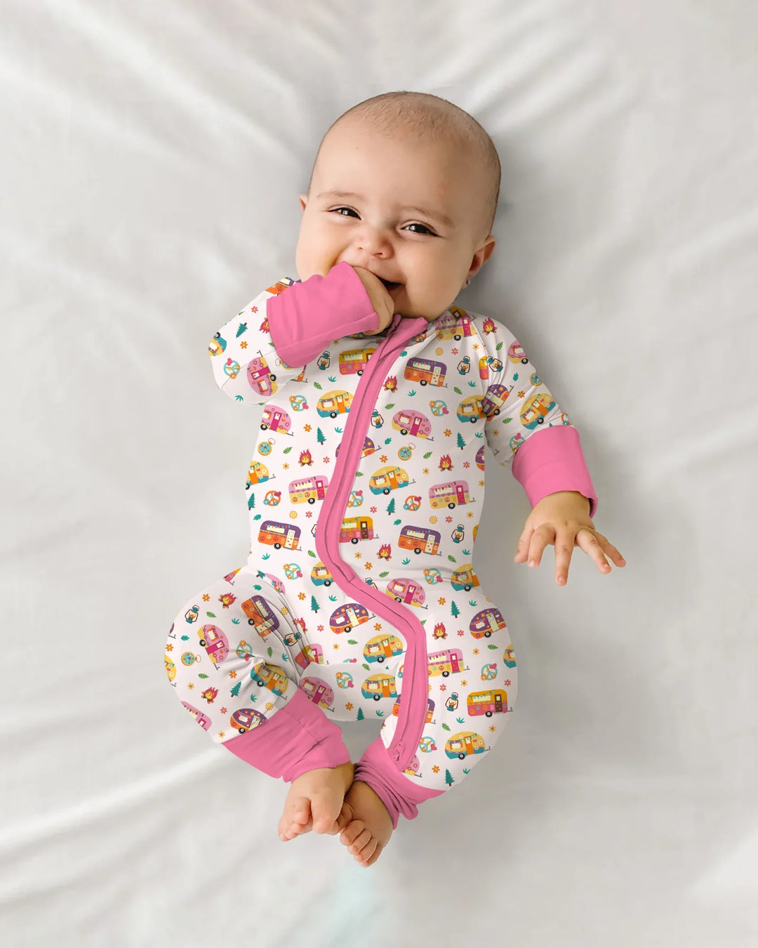 Gerippte Babykleidung mit individuellem Foto - Weich &amp; Skizzenhaft