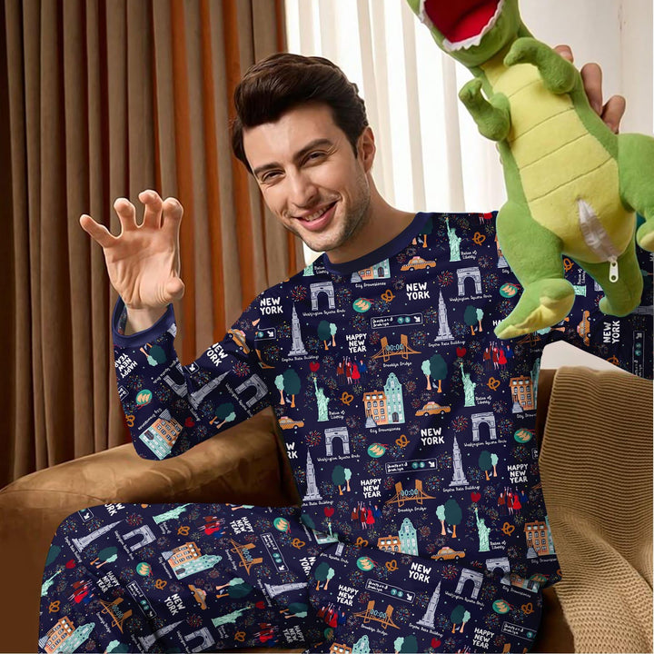 Vorlage Herren-Pyjama-Set
