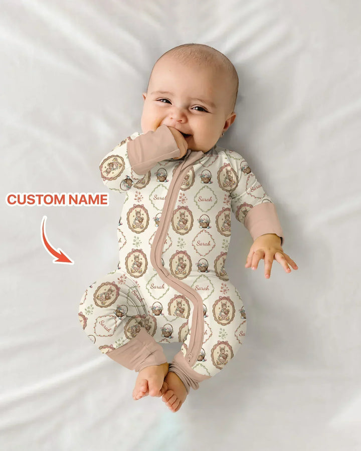 Gerippte Babykleidung mit individuellem Foto - Weich &amp; Skizzenhaft
