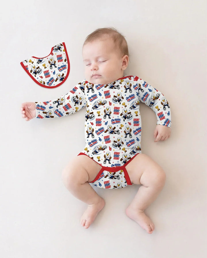 Gerippte Babykleidung mit individuellem Foto - Weich &amp; Skizzenhaft