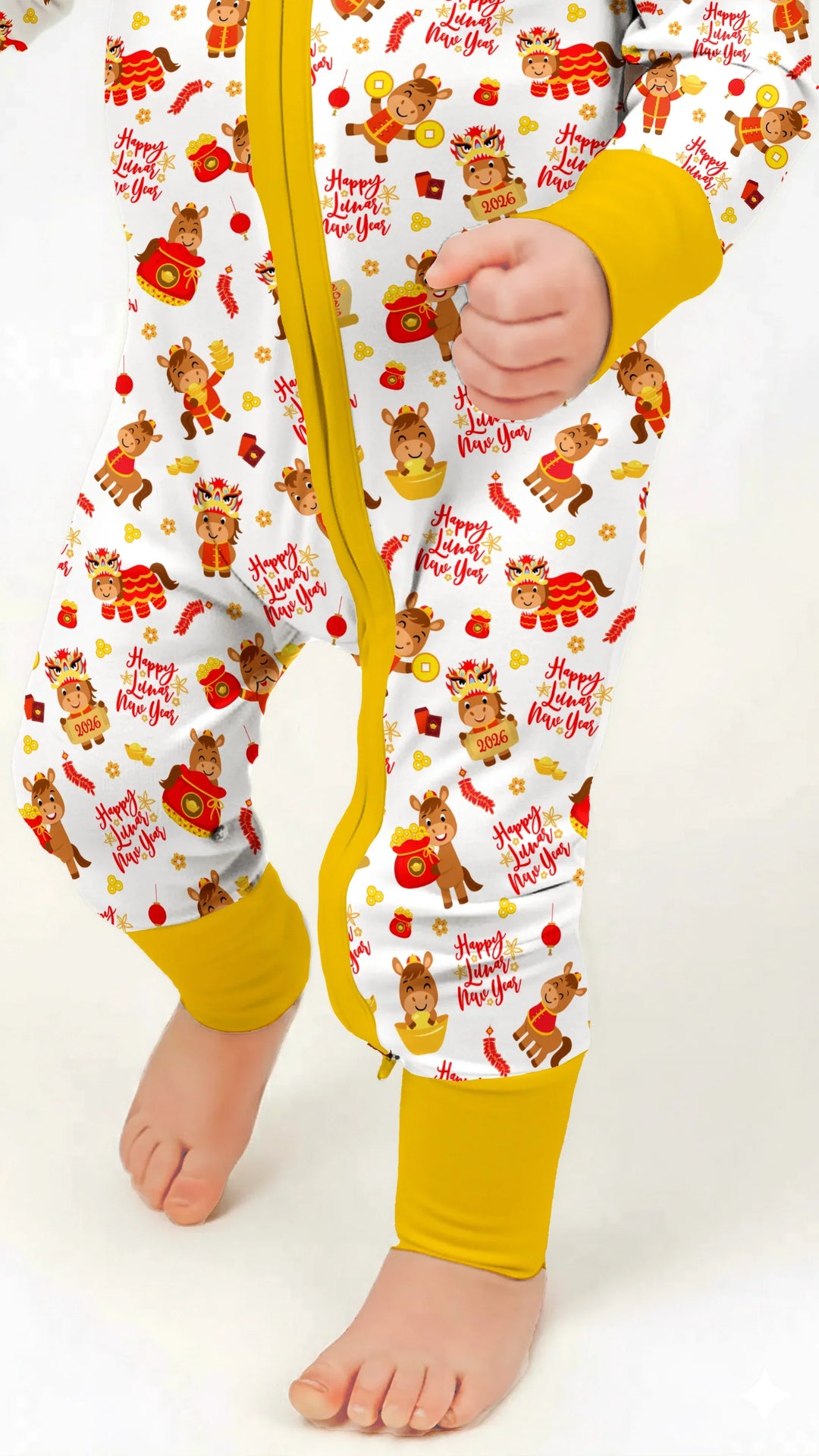 Gerippte Babykleidung mit individuellem Foto - Weich &amp; Skizzenhaft