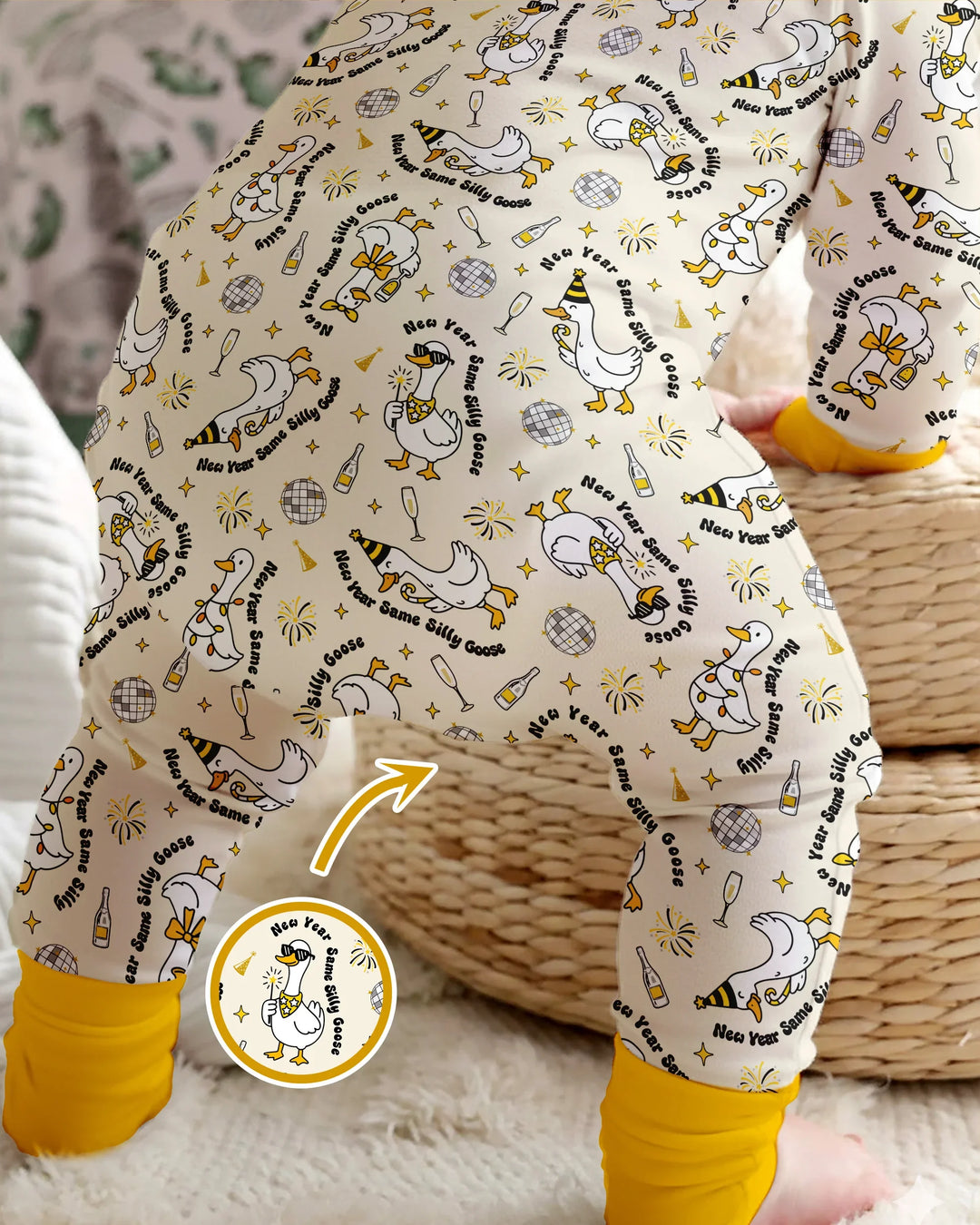 Gerippte Babykleidung mit individuellem Foto - Weich &amp; Skizzenhaft
