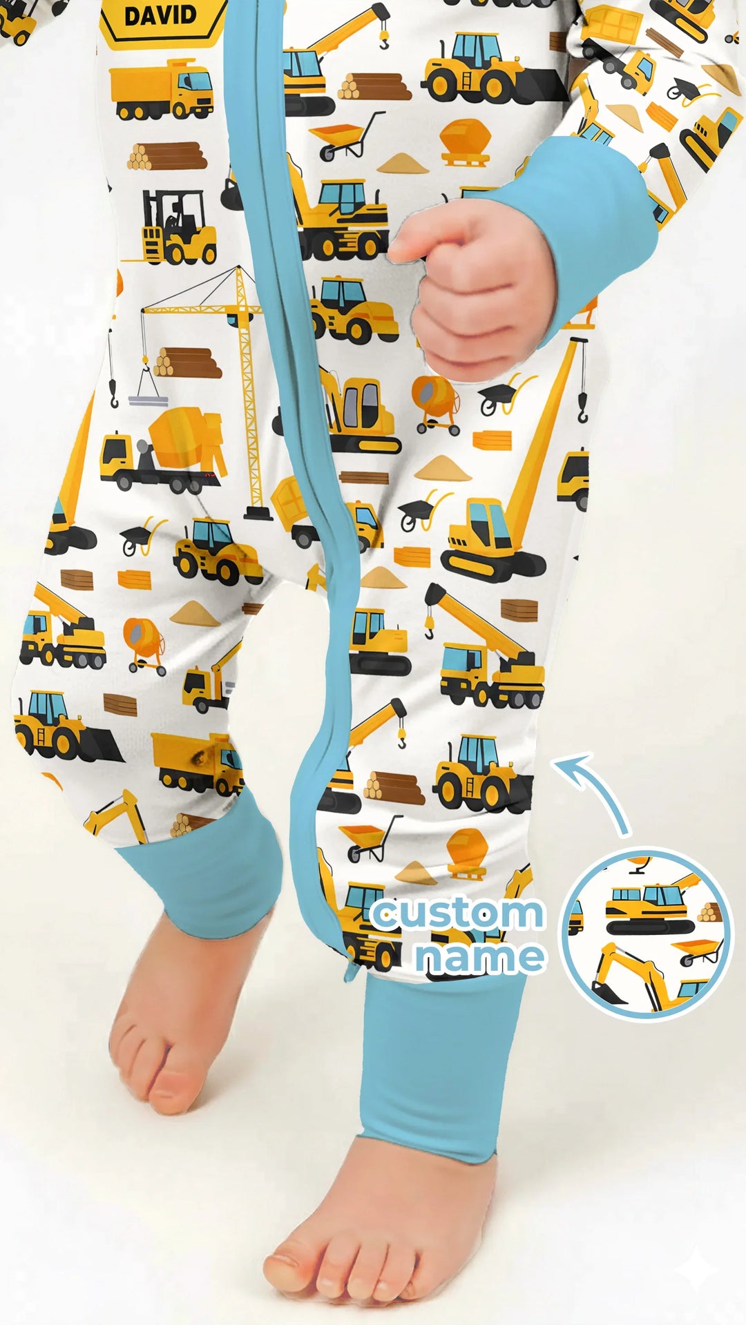 Gerippte Babykleidung mit individuellem Foto - Weich &amp; Skizzenhaft