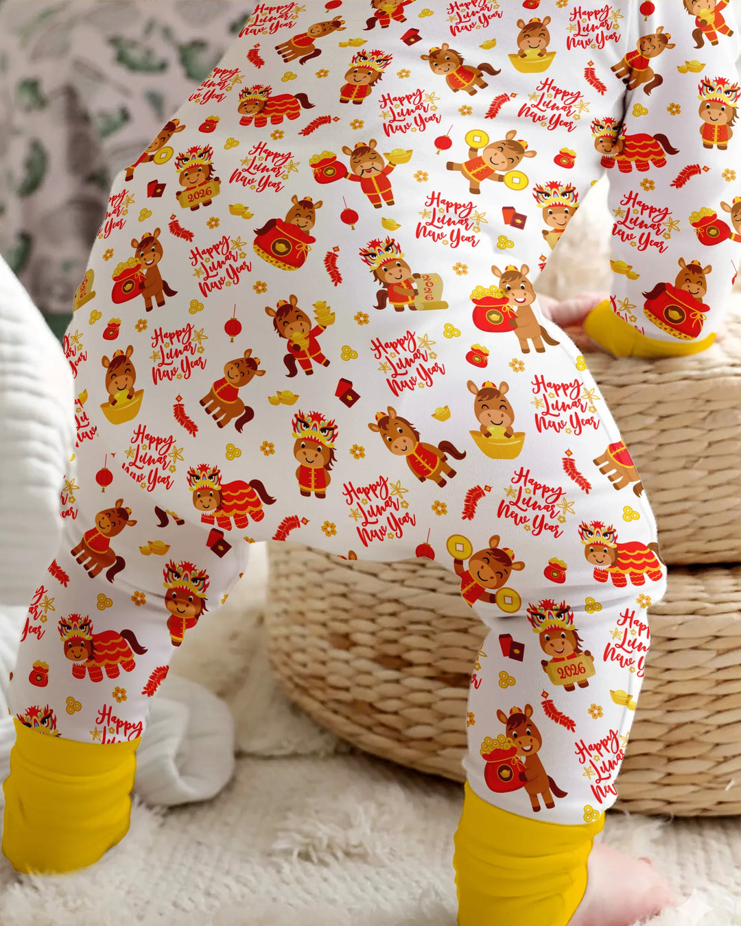 Gerippte Babykleidung mit individuellem Foto - Weich &amp; Skizzenhaft