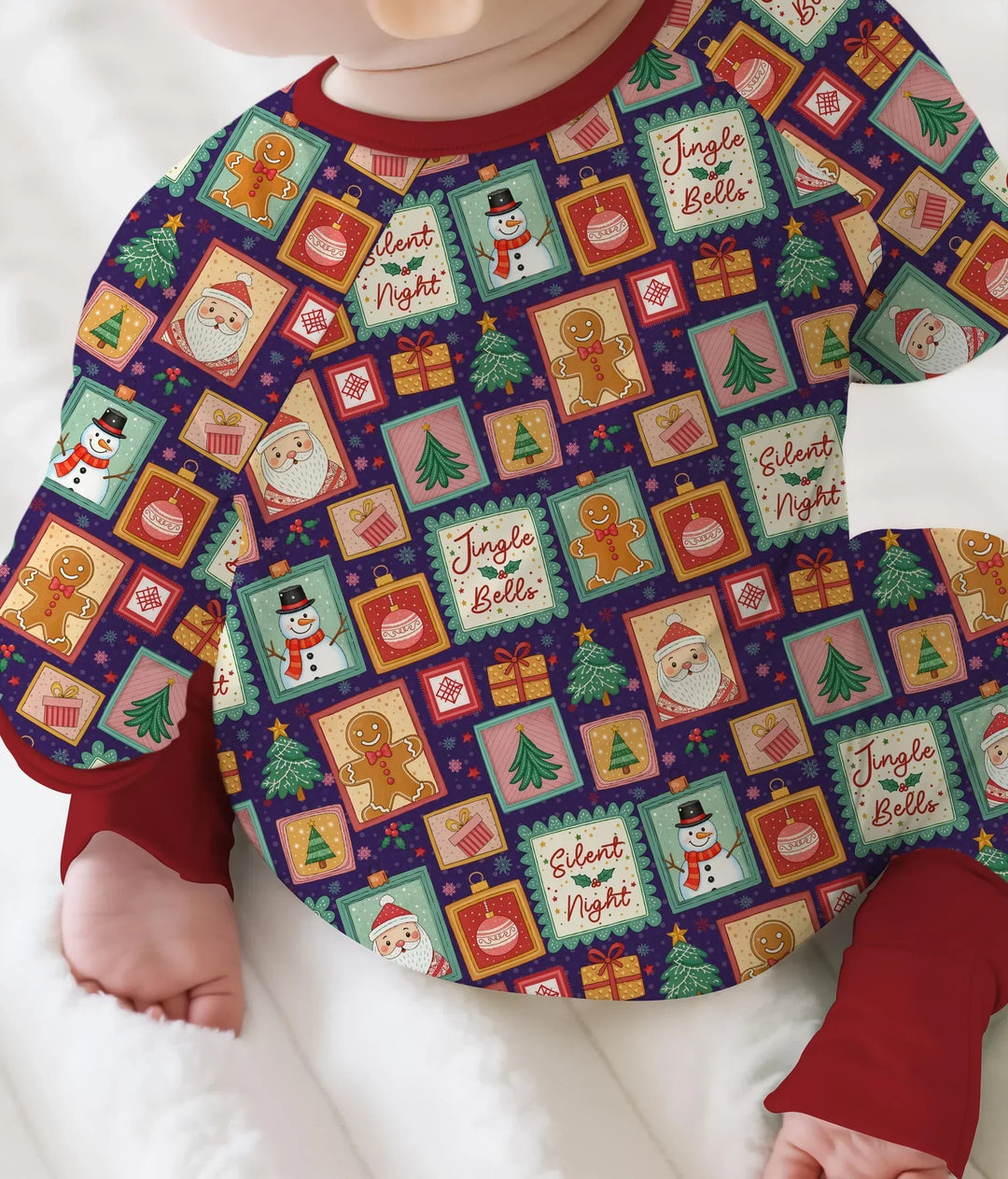Gerippte Babykleidung mit individuellem Foto - Weich &amp; Skizzenhaft