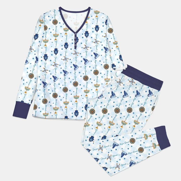 Vorlage für individuelles Damen-Pyjama-Set