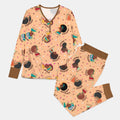 Vorlage für individuelles Damen-Pyjama-Set