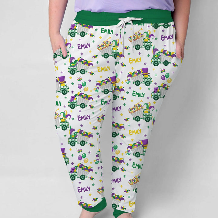 Mardi Gras Trucks Bambus-Damen-Pyjama-Set