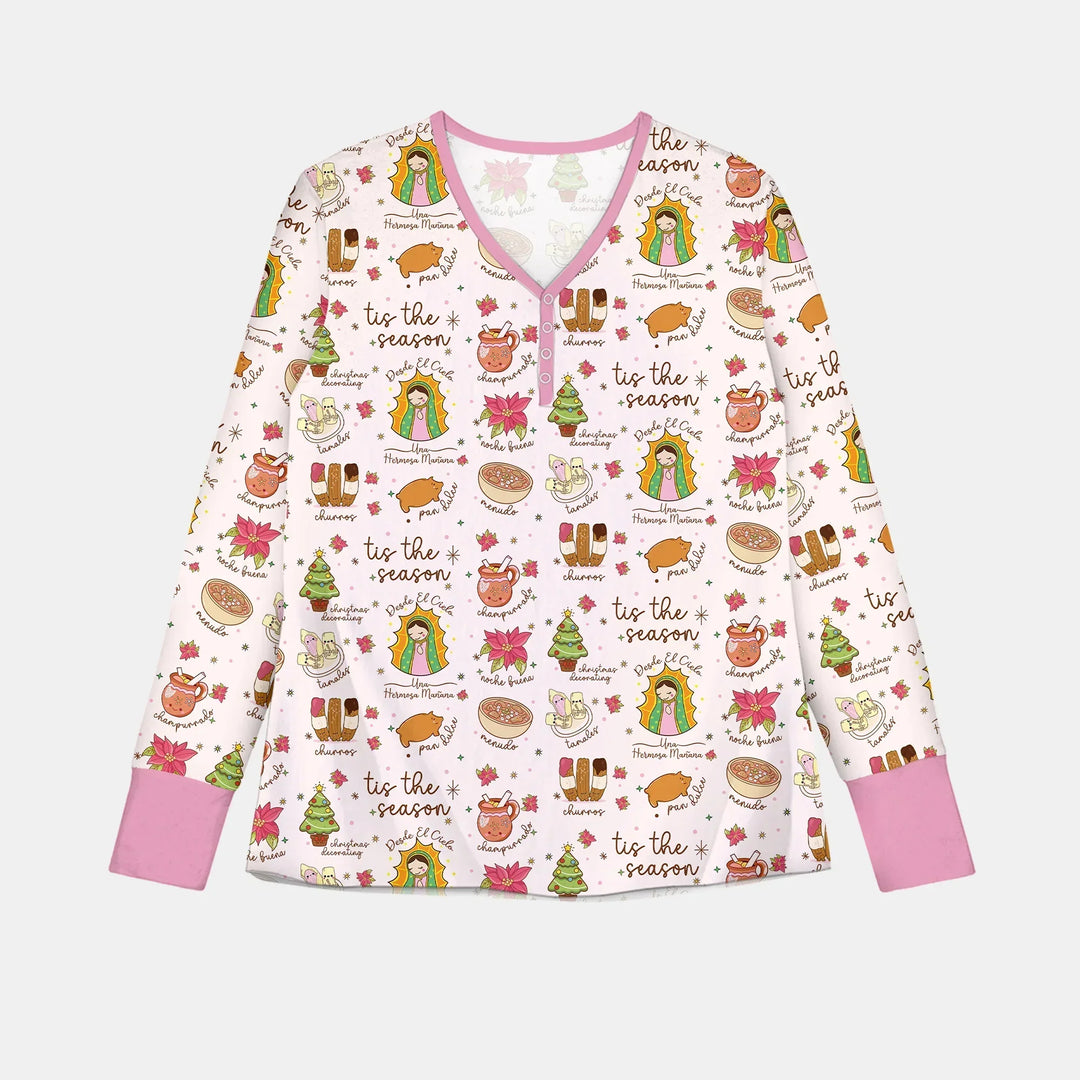 Vorlage für individuelles Damen-Pyjama-Set